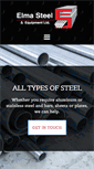 Mobile Screenshot of elmasteel.com